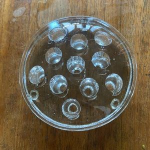 Vintage Glass Flower Frog